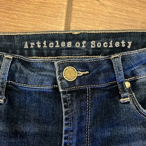 Articles of Society Mid-Rise Skinny Jeans Blue 29 - Picture 2 of 8